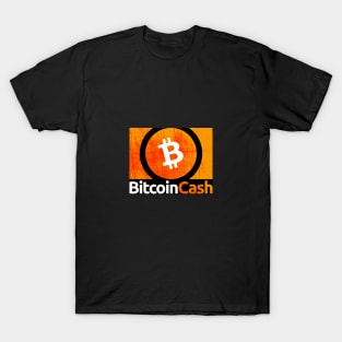 Bitcoin Cash (BCH)  Crypto Logo  -Vintage T-Shirt
